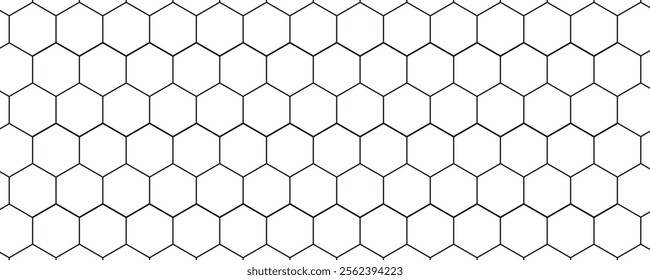 Seamless hexagonal pattern - geometric background stock illustration