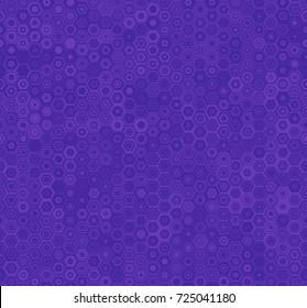 Seamless hexagons pattern in Deep Purple from the Material Design palette