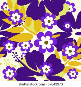 seamless Hibiscus flower Background