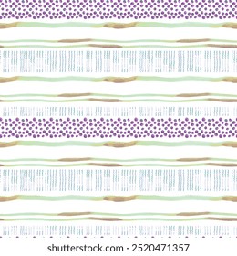 Seamless hip vogue random trendy stripe pattern print. High quality illustration. Detailed patterned strips of color.