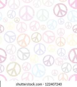 Seamless hippie background