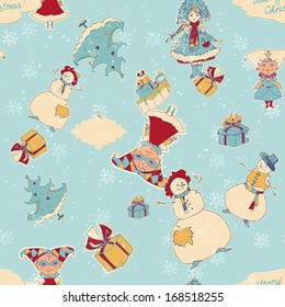 seamless holiday pattern