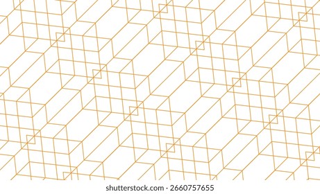 Seamless holiday pattern featuring golden star shapes, flowing line textures, bold ripple grids, and minimalist wave details for modern Christmas design
