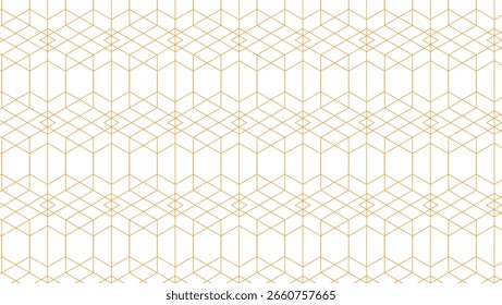 Nahtloses Urlaubsmuster mit goldenen Sternenformen, fließenden Linienstrukturen, kräftigen Rippelgittern und minimalistischen Wellendetails für modernes Weihnachtsdesign