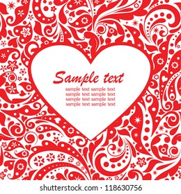 Seamless holiday red background
