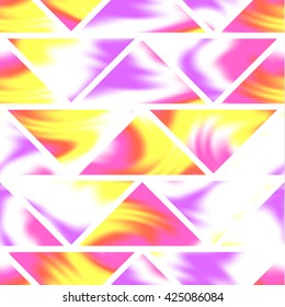 Seamless holographic pattern. The geometric shape. Modern trendy design for cards, posters, book covers, brochures, web banners. Different colors. Abstract vector illustration.