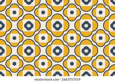 Azulejo de cerámica de la decoración casera inconsútil y patrón de la pared