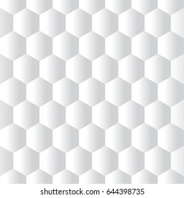 Seamless honeycomb hexagonal padded pattern background