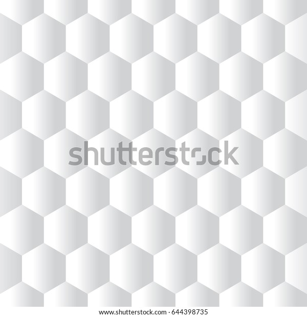 Seamless Honeycomb Hexagonal Padded Pattern Background Stock Vector ...