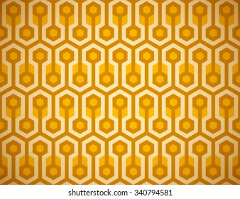 Seamless honeycomb pattern.