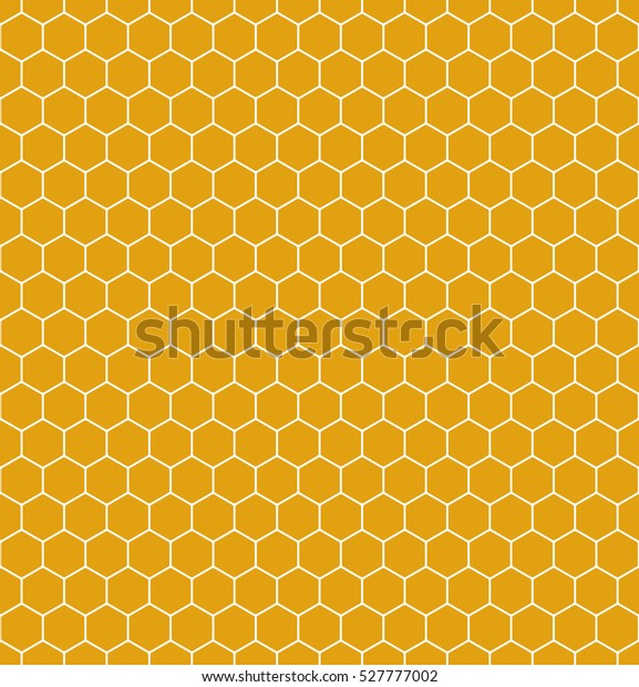 Seamless Honeycomb Pattern Vector Background Stock Vector (Royalty Free