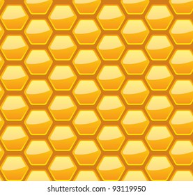 Seamless honeycomb pattern, vector illustration, eps10, 3 layers