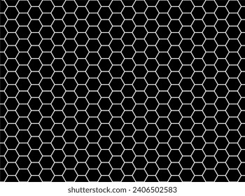 Seamless Honeycomb Shape Motifs Pattern, Beehive or Bee House Form, can use for Decoration, Ornate, Carpet Pattern, Fashion, Fabric, Textile, Tile, Mosaic, Wallpaper, Wrapping Cover, Background, etc.
