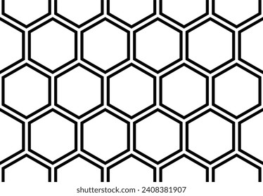 Motivos de forma de Honeycomb sin soldadura Patrón, Forma de colmena o de casa de abejas, puede utilizarse para la decoración, ordenación, patrón de alfombras, moda, tela, textiles, mosaico, mosaico, papel de escritorio, cubierta de envolver, fondo, etc.