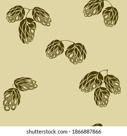 
seamless hop pattern for wall decoration and packaging
