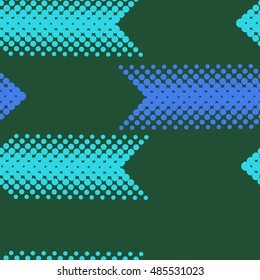 Seamless horizontal arrows  pattern .