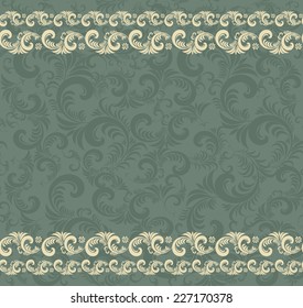 Seamless horizontal background in the style of Damascus