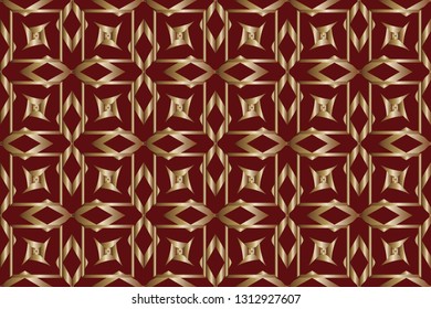 Seamless horizontal borders with repeating line texture. Geometric seamless lace patterns collection for banners, greeting cards or birthday invitations. Ethnic arabic, indian, turkish ornament 