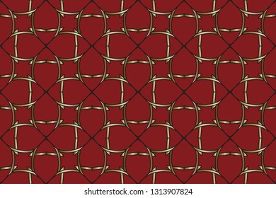 Seamless horizontal borders with repeating line texture. Geometric seamless lace patterns collection for banners, greeting cards or birthday invitations. Ethnic arabic, indian, turkish ornament 