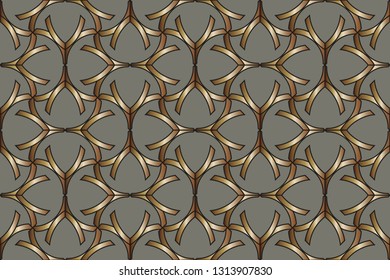Seamless horizontal borders with repeating line texture. Geometric seamless lace patterns collection for banners, greeting cards or birthday invitations. Ethnic arabic, indian, turkish ornament 