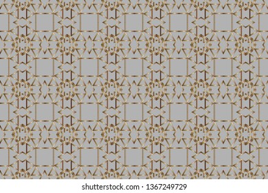 Seamless horizontal borders with repeating line texture. Geometric seamless lace patterns collection for banners, greeting cards or birthday invitations. Ethnic arabic, indian, turkish ornament 