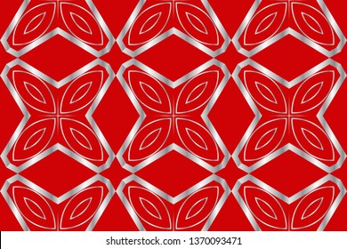 Seamless horizontal borders with repeating line texture. Geometric seamless lace patterns collection for banners, greeting cards or birthday invitations. Ethnic arabic, indian, turkish ornament 