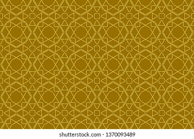 Seamless horizontal borders with repeating line texture. Geometric seamless lace patterns collection for banners, greeting cards or birthday invitations. Ethnic arabic, indian, turkish ornament 
