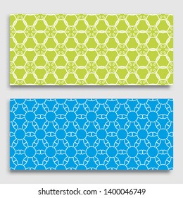 Seamless horizontal borders with repeating line texture. Geometric seamless lace patterns collection for banners, greeting cards or birthday invitations. Ethnic arabic, indian, turkish ornament