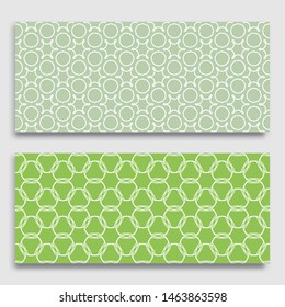 Seamless horizontal borders with repeating line texture. Geometric seamless lace patterns collection for banners, greeting cards or birthday invitations. Ethnic arabic, indian, turkish ornament