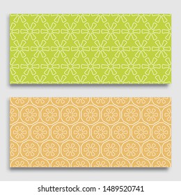 Seamless horizontal borders with repeating line texture. Geometric seamless lace patterns collection for banners, greeting cards or birthday invitations. Ethnic arabic, indian, turkish ornament