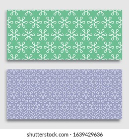 Seamless horizontal borders with repeating line texture. Geometric seamless lace patterns collection for banners, greeting cards or birthday invitations. Ethnic arabic, indian, turkish ornament