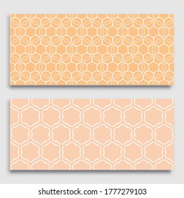 Seamless horizontal borders with repeating line texture. Geometric seamless lace patterns collection for banners, greeting cards or birthday invitations. Ethnic arabic, indian, turkish ornament