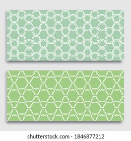 Seamless horizontal borders with repeating line texture. Geometric seamless lace patterns collection for banners, greeting cards or birthday invitations. Ethnic arabic, indian, turkish ornament