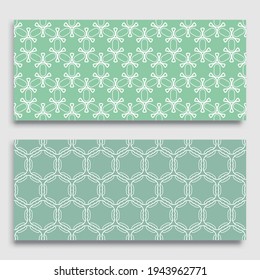 Seamless horizontal borders with repeating line texture. Geometric seamless lace patterns collection for banners, greeting cards or birthday invitations. Ethnic arabic, indian, turkish ornament