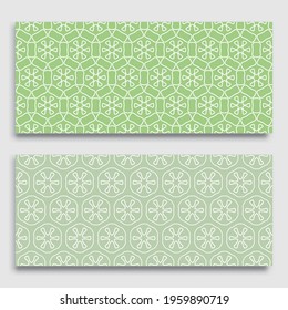 Seamless horizontal borders with repeating line texture. Geometric seamless lace patterns collection for banners, greeting cards or birthday invitations. Ethnic arabic, indian, turkish ornament