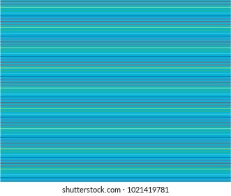 Seamless horizontal line pattern vector. Rainbow line design on blue. Design print for textile, fabric, wallpaper, background. Set 5