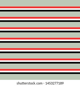 Seamless horizontal Multitrack stripes pattern vector