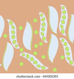 Seamless  horizontal   pattern of  stylized floral motif, doodles,  spot, hole, flowers,stars,spirals, ellipses, branches, copy space . Hand drawn.