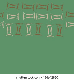 Seamless  horizontal pattern of zodiac signs, doodles,  object,gemini, copy space. Hand drawn.