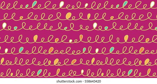 Seamless Horizontal Squiggle pattern /Hot pink background /
Pattern saved to pattern swatches