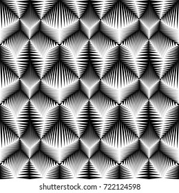 Fondo de rayas horizontales sin inconvenientes. Diseño de papel de ajuste mínimo. Resumen de texturas en blanco y negro