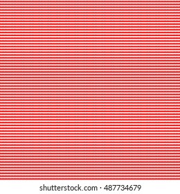 Seamless horizontal striped pattern. Repeated red embattled lines on white background. Heraldry motif. Abstract wallpaper. Vector illustration