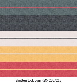 seamless horizontal Stripes Pattern on fabric textures