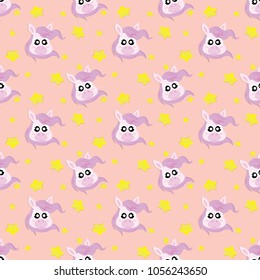 Seamless Horse Pattern Background Wallpaper Isolated