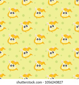 Seamless Horse Pattern Background Wallpaper Isolated