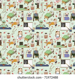 seamless Hospital pattern