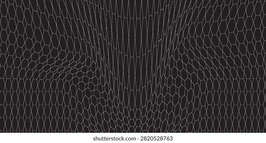 Seamless houndstooth fabric pattern, black and white, classic and elegant design, suitable for backgrounds or clothing patterns, communicating modernity and uniqueness.