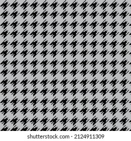 Seamless Houndstooth Pattern Vector Illustration