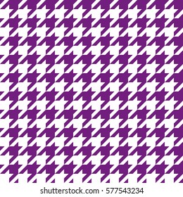 Seamless houndstooth pattern. Vector image.