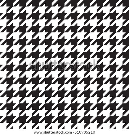 Seamless houndstooth pattern. Vector image. Сток-фото © 